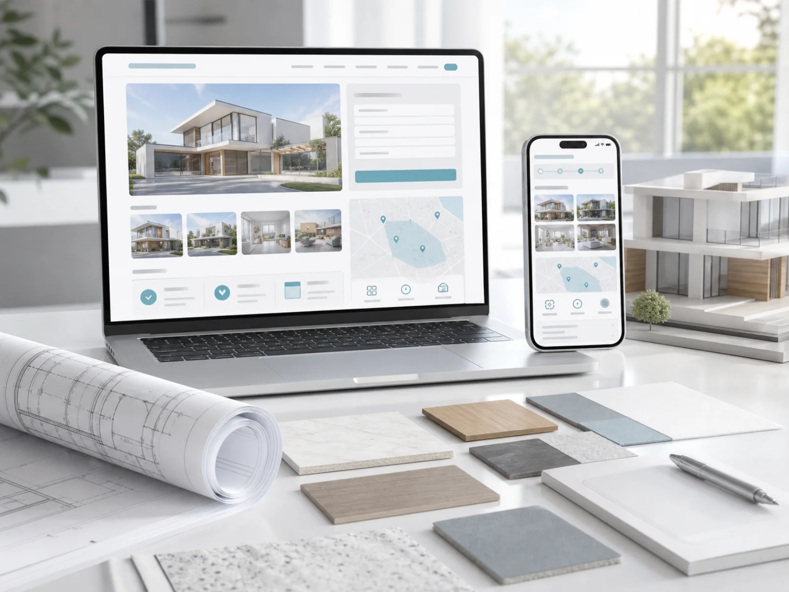 Contractor website example concept