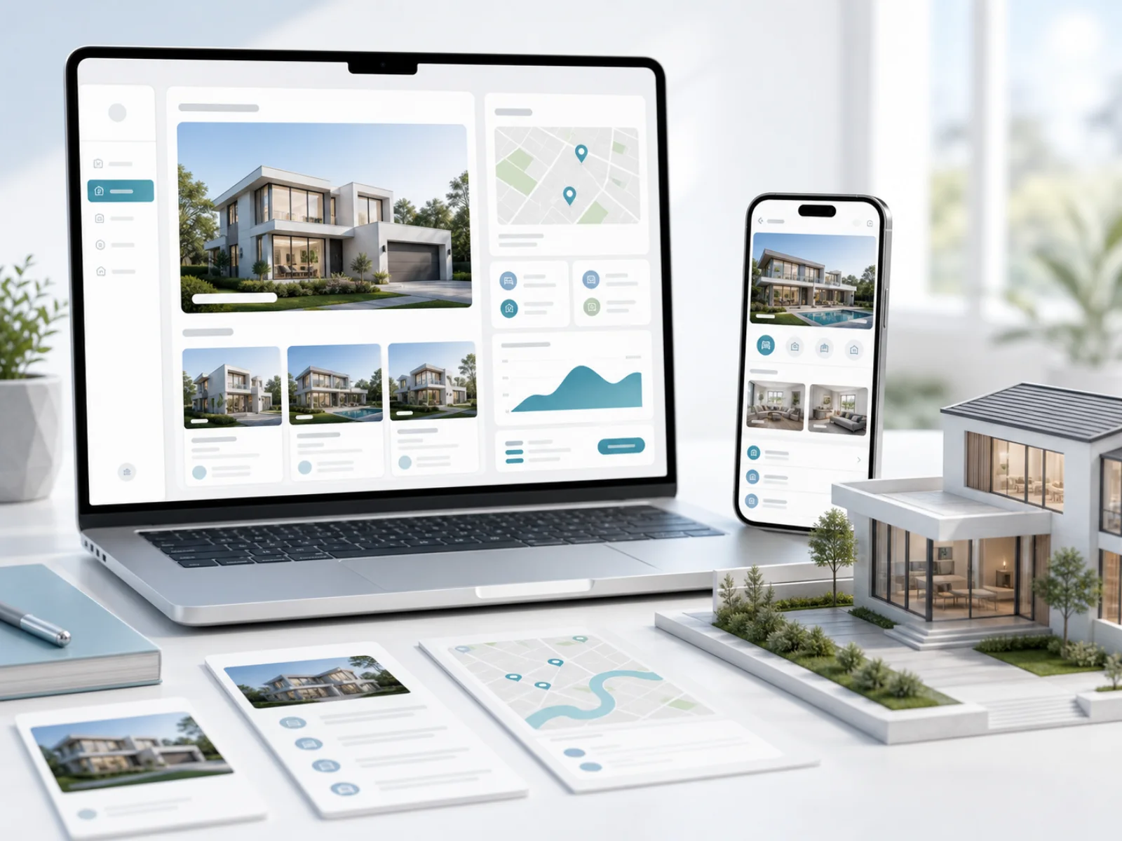 Realtor website example concept